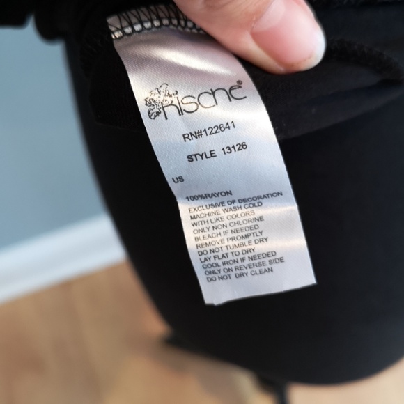 KISCHE Black top size L with sequins - Picture 5 of 5